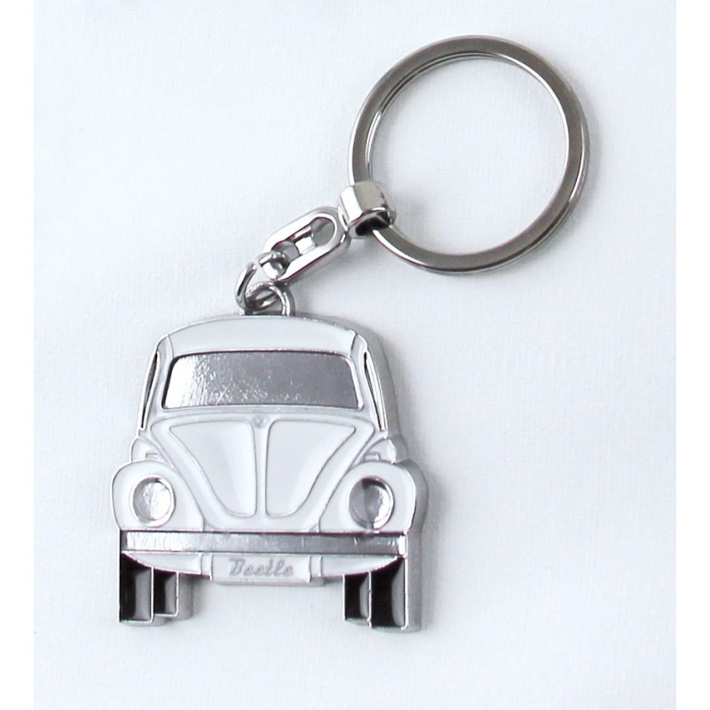 VW BEETLE PORTE-CLEFS BLANC - BOITE CADEAU