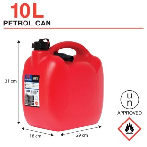 BIDON A CARBURANT + FLEXIBLE HOMOL EU 10L