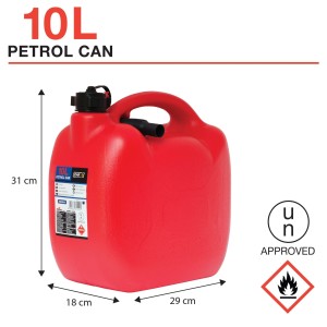 BIDON A CARBURANT + FLEXIBLE HOMOL EU 10L