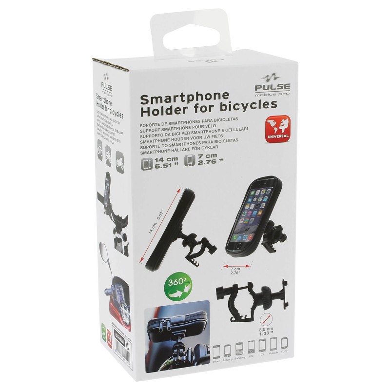 SUPPORT SMARTPHONE ETANCHE POUR 2 ROUES TAILLE L