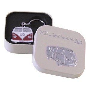 VW T1 BUS PORTE-CLEFS ROUGE - BOITE CADEAU