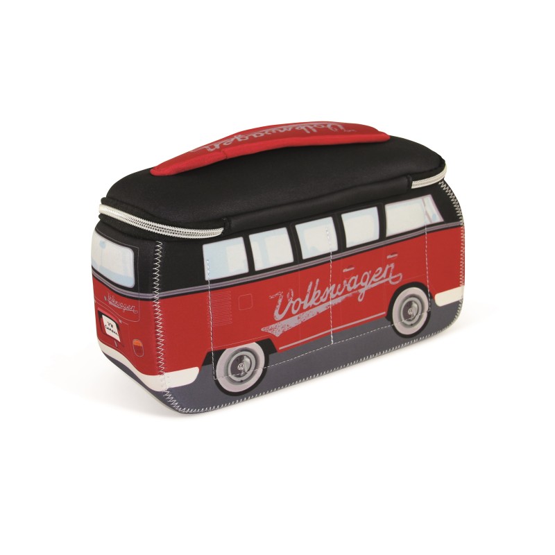 VW T1 BUS 3D SAC NEOPRENE - ROUGE/NOIR