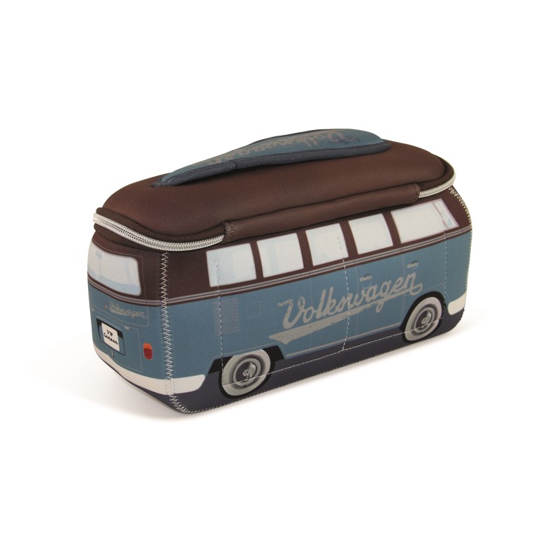 VW T1 BUS 3D SAC NEOPRENE - PETROL/MARON