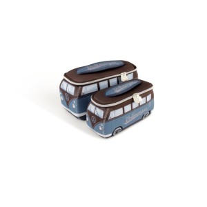 VW T1 BUS 3D SAC NEOPRENE - PETROL/MARON