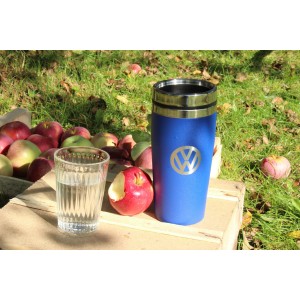 VW THERMOS INOX 400ML - BLEU