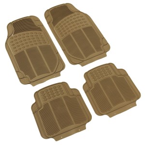TAPIS DE SOL UNIVERSEL 4PCES BEIGE - FDS