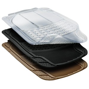 TAPIS DE SOL UNIVERSEL 4PCES TRANSPARENT