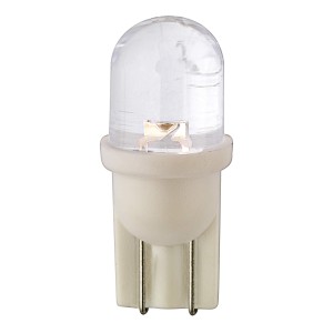 LED T10 W5W W2.1X9.5D - 1 LED 10MM - 6500K BLANC PURE - 2PCS