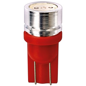 LED T10 W5W W2.1X9.5D (BULLET) - ROUGE - 2PCS