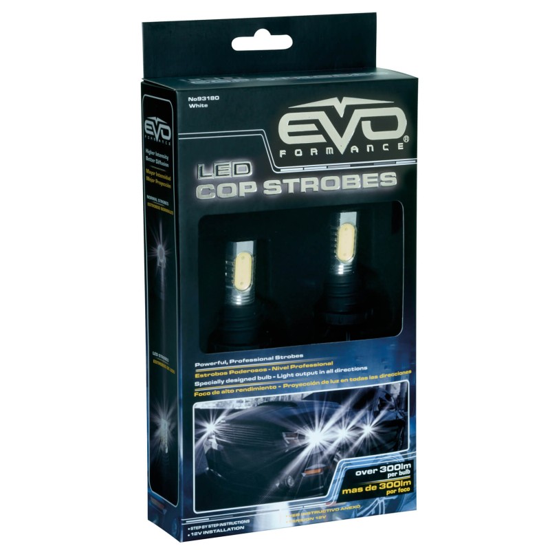 STROBE PACE CAR LED 5 FONCTIONS - 6500K BLANC PURE - 2PCS