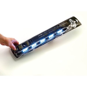 BARRE FLEXIBLE STROBE 15" - 30 LEDS - 6500K BLANC PURE - 1PC