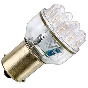 AMPOULE LED FEUX DE RECUL P21W BAS15S 1PLOT - 6500K BLANC PURE - 2PCS