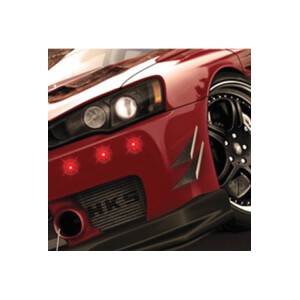 LED POINTS LUMINEUX STROBE - ROUGE  - 3PCS