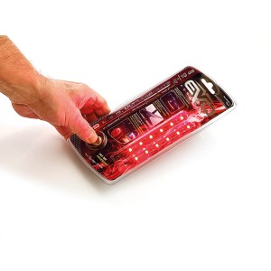 BANDE LED ULTRABRIGHT 10CM - ROUGE - 2PCS