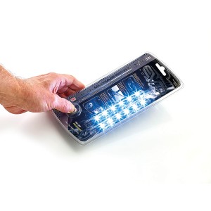 BANDE LED ULTRABRIGHT 10CM - 6500K BLANC PURE - 2PCS