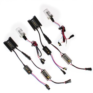KIT HID H1 P14.5S SLIM BALLAST CANBUS 35W - 8000K BLANC XENON