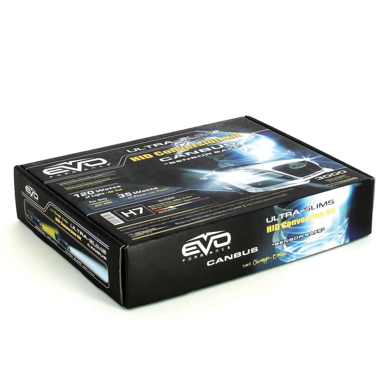KIT HID H7 PX26D SLIM BALLAST CANBUS 35W - 8000K BLANC XENON