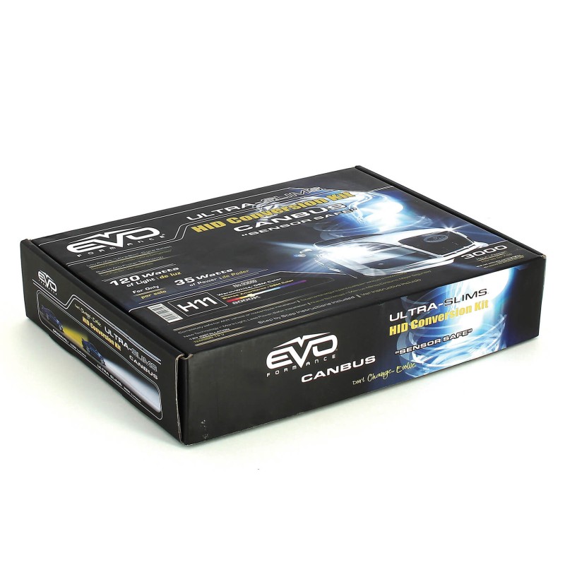 KIT HID H11 PGJ19-2 SLIM BALLAST CANBUS  35W - 8000K BLANC XENON