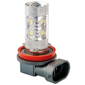 AMPOULE LED 12/24V 50W H11 BLANC - 1PCE - SCT