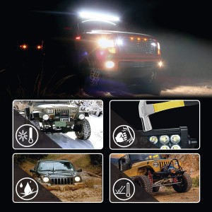 240W LED BAR LIGHT 80 LEDS - 6000K BLANC PURE - 1PC