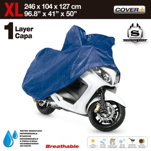 HOUSSE DE MOTO XL 246X104X127CM POLYESTER