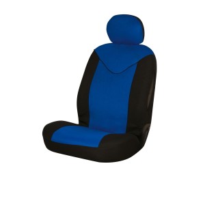JEU DE HOUSSES DE SIEGES NOIR/BLEU UNICORN 2PCS