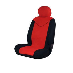 JEU DE HOUSSES DE SIEGE ROUGE/NOIR 2PCS