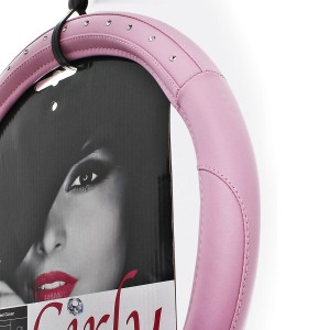 COUVRE VOLANT 37-39CM PINK DIAMONDS
