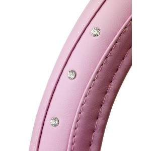 COUVRE VOLANT 37-39CM PINK DIAMONDS