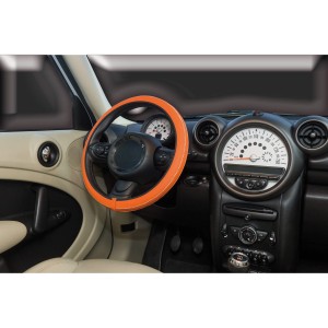 COUVRE VOLANT STYLE ARTISAN 37-39 CM ORANGE - FDS