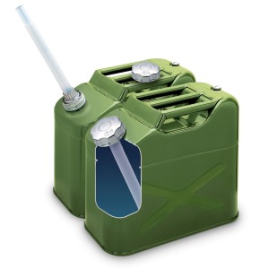BIDON A CARBURANT METAL U.N APPROVED BOUCHON VISSABLE 10L