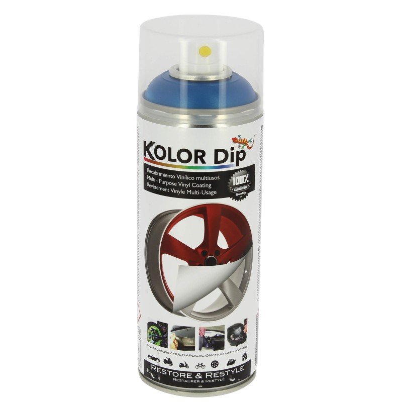 KOLOR DIP PEINTURE FINITION  BLEU METALLIQUE - SPRAY 400ML - MSDS