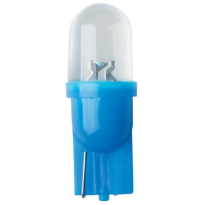 BLISTER 2 AMPOULES FEUX DE POSITION LED T10-WEDGE BLEUES