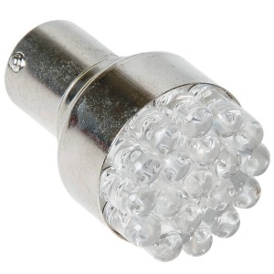 BLISTER 2 AMPOULES LED 12V 1PLOT BA15S ORANGE