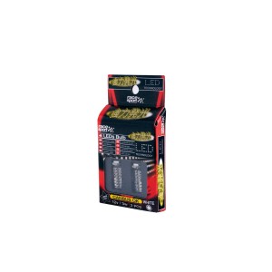 BLISTER 2 AMPOULES LED T10 SMD 12V 3W SS ERREUR W3W (pos horizontale)