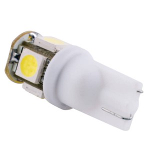 BLISTER 2 AMPOULES 5 LEDS T10 12V