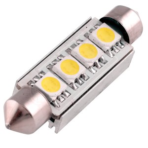 AMPOULE NAVETTE LED BLEU SMD SV8,5 12V CANBUS READY