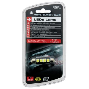 AMPOULE NAVETTE LED BLANC SMD SV8,5 12V CANBUS READY