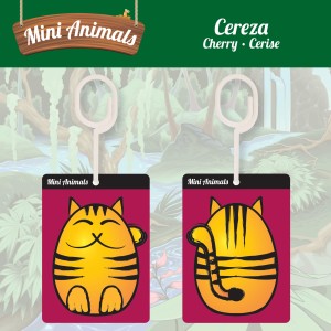 DESODORISANT MINI ANIMALS CERISE