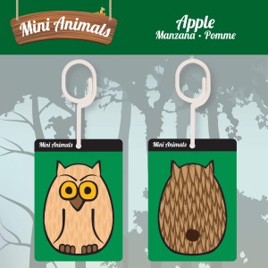 DESODORISANT MINI ANIMALS POMME