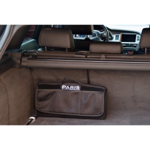P6809-SACOCHE DE COFFRE PSG EN MOQUETTE NOIR VELCRO