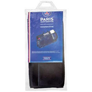P6809-SACOCHE DE COFFRE PSG EN MOQUETTE NOIR VELCRO