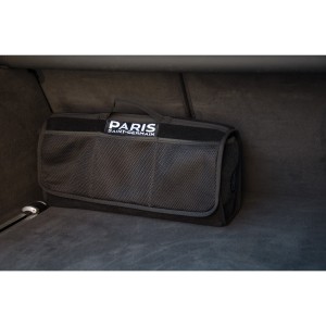 P6809-SACOCHE DE COFFRE PSG EN MOQUETTE NOIR VELCRO