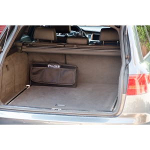 P6809-SACOCHE DE COFFRE PSG EN MOQUETTE NOIR VELCRO