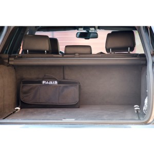 P6809-SACOCHE DE COFFRE PSG EN MOQUETTE NOIR VELCRO