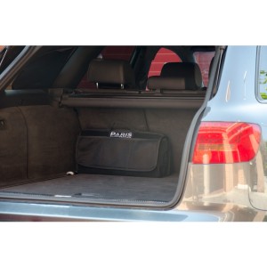 P6809-SACOCHE DE COFFRE PSG EN MOQUETTE NOIR VELCRO