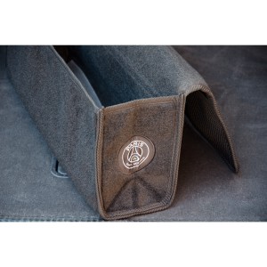 P6809-SACOCHE DE COFFRE PSG EN MOQUETTE NOIR VELCRO