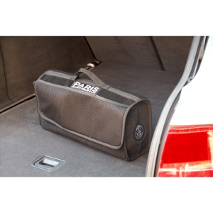 P6809-SACOCHE DE COFFRE PSG EN MOQUETTE NOIR VELCRO