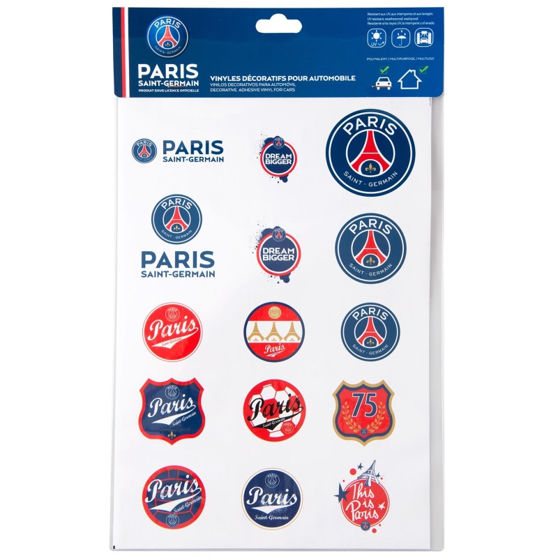 P6775-PLANCHE A4 AUTOCOLLANTS LOGO FAN