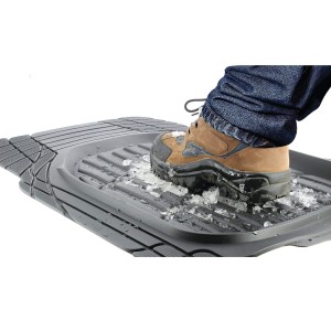 TAPIS CAOUTCHOUC DEEP DISH NOIR - 3 PCS